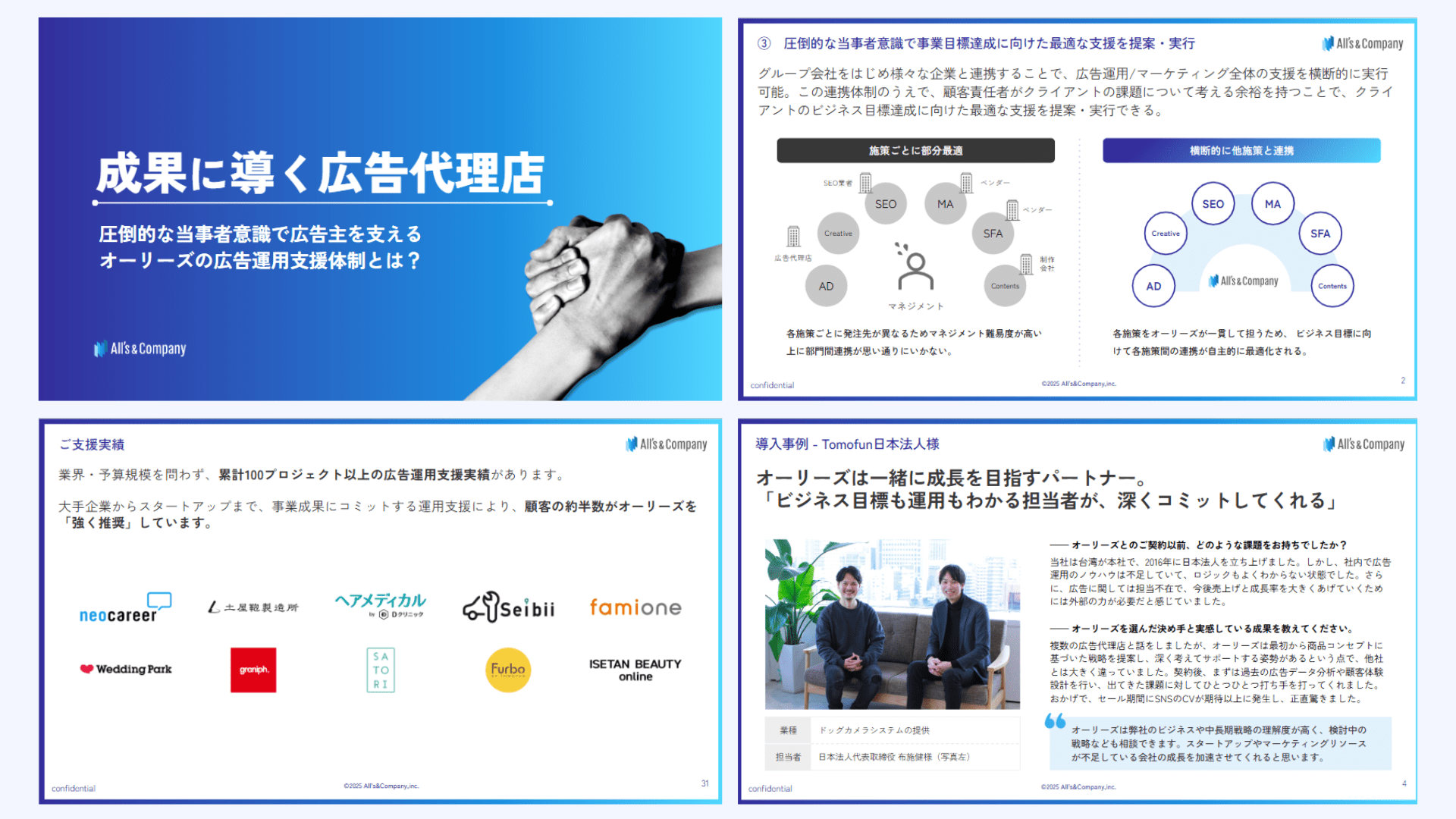 社内チームのような広告支援